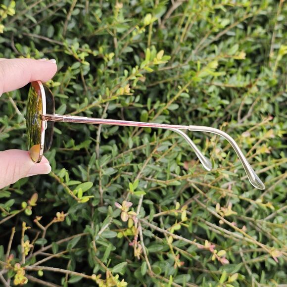 Ray Ban AVIATOR Orange Flash ANPE69RV POLARIZED Lens/Gold UV400 - Picture 4 of 6